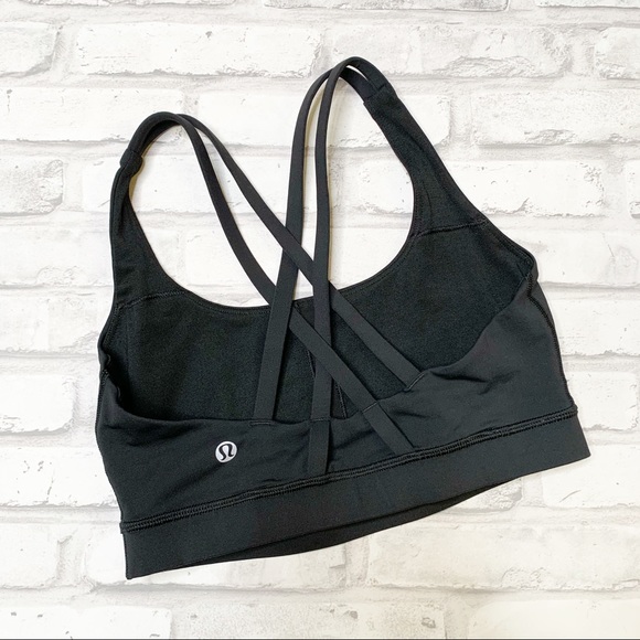 lululemon athletica Other - Lululemon Energy Bra Black Size 4 Like New